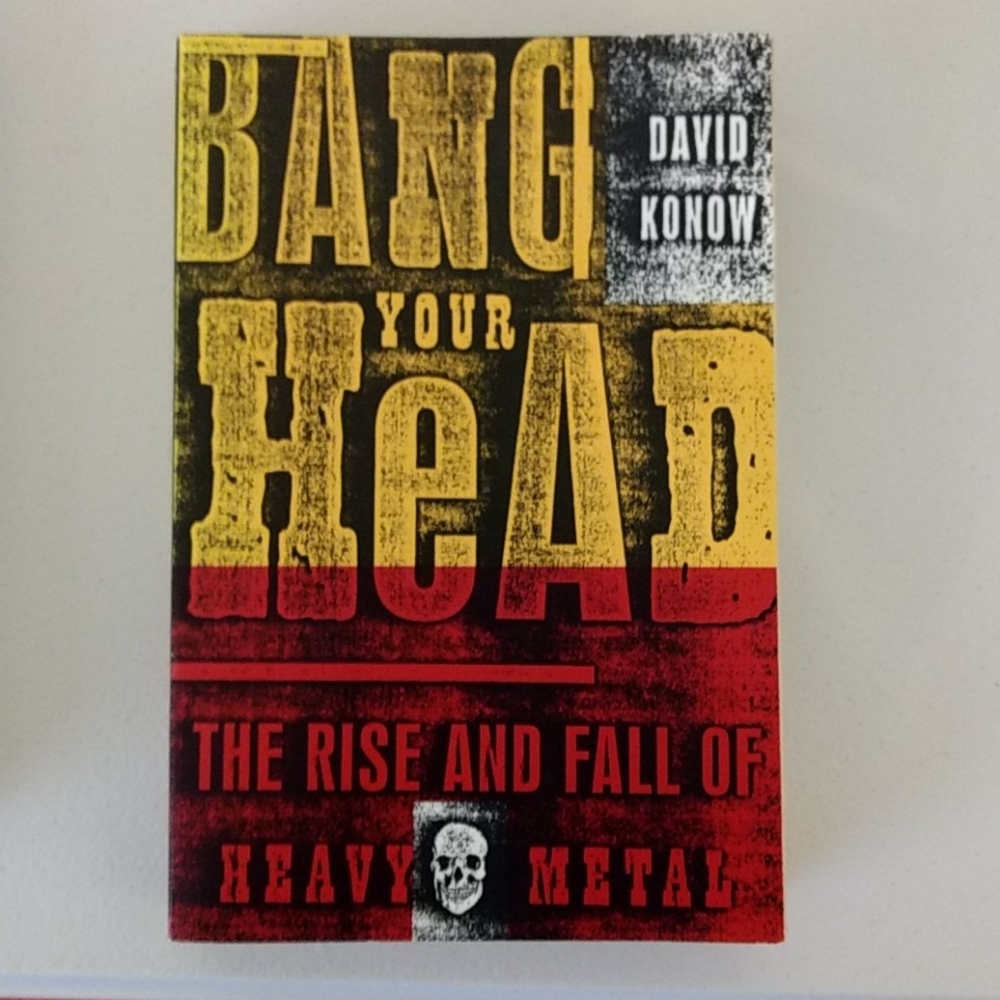 Book on heavy metal music. Paperback